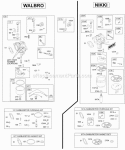 Carburetors Diagram and Parts List for 28W707-0121-E1  Briggs and Stratton Engine